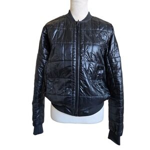 Cotopaxi XS Kusa‎ Puffer Down Reversible Bomber Jacket Black Blue Cicero Logo